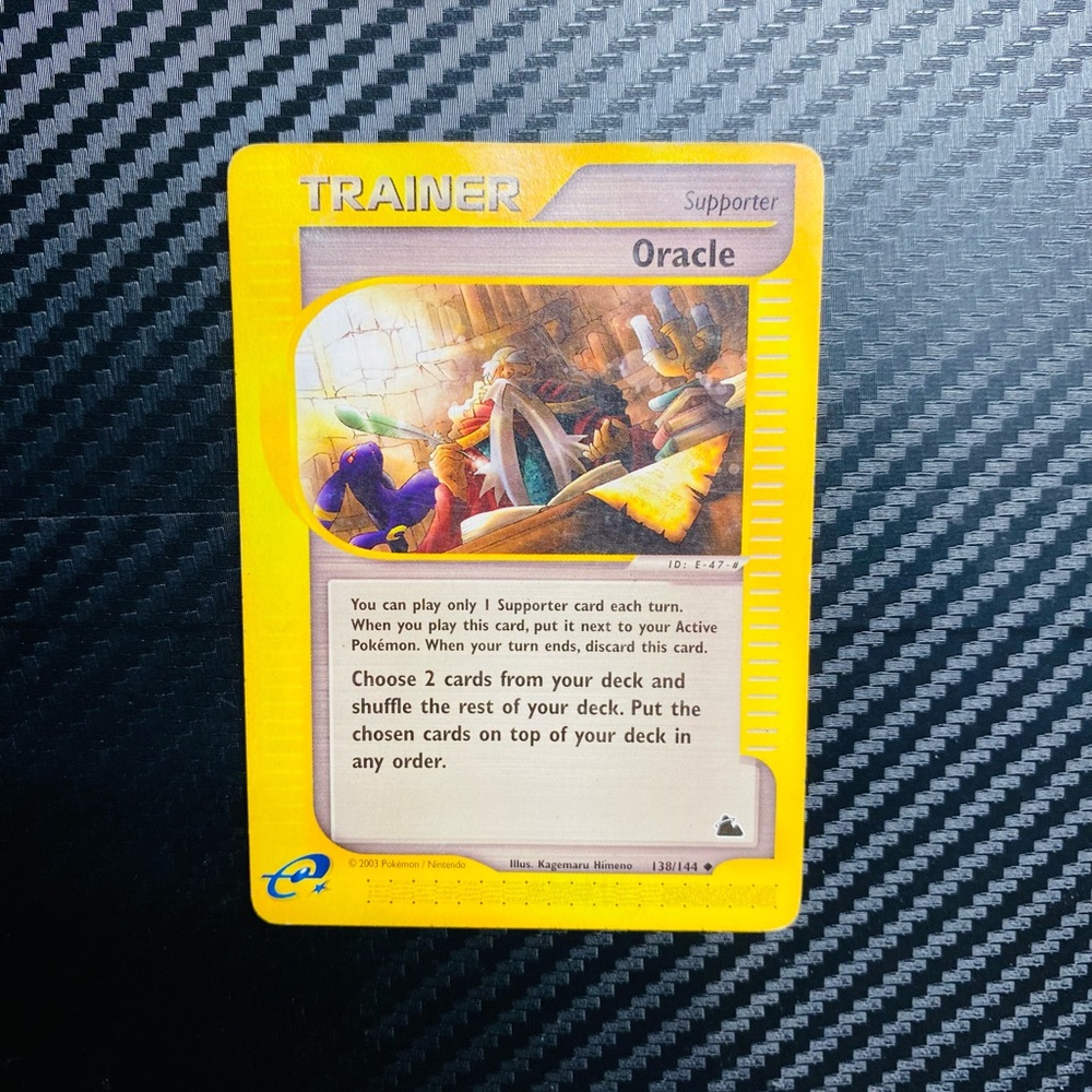 Oracle Trainer Card - Yellow